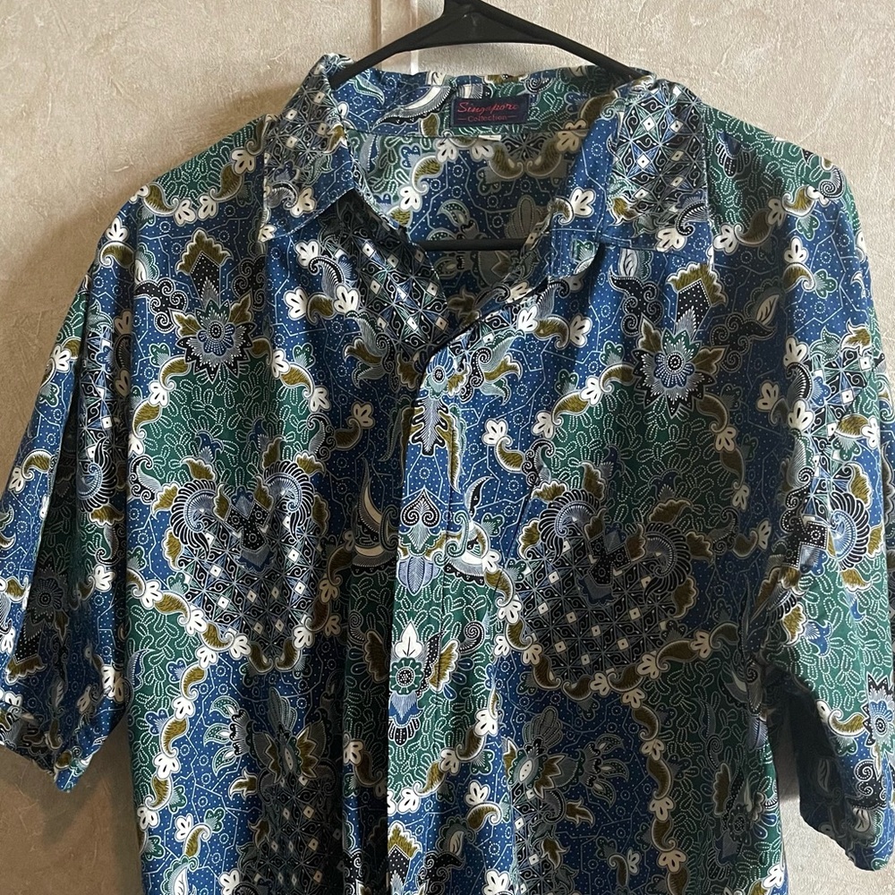 Singapore Collection XL Hawaiian button down